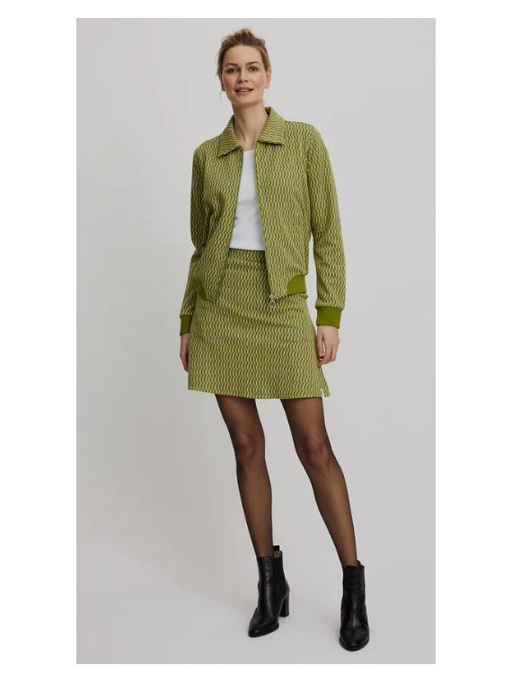 Veste Tricot Look Rétro 100% Coton BIO violet - Tranquillo