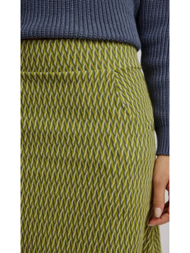 Jupe Femme en 100% Coton Bio Motifs Vintage - Tranquillo