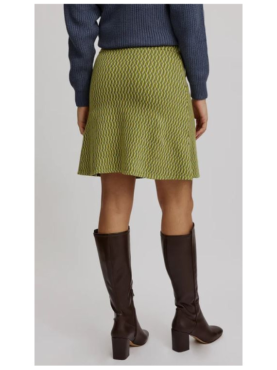 Jupe Femme en 100% Coton Bio Motifs Vintage - Tranquillo