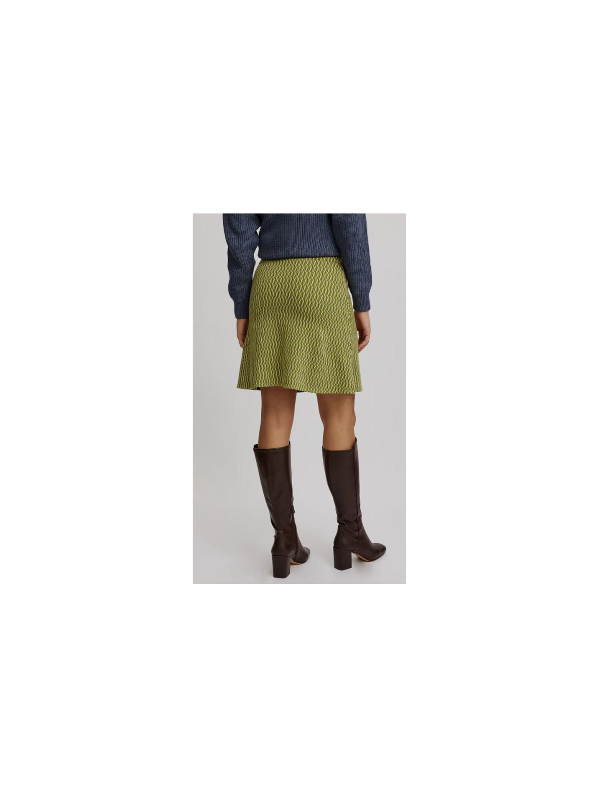 Jupe Femme en 100% Coton Bio Motifs Vintage - Tranquillo