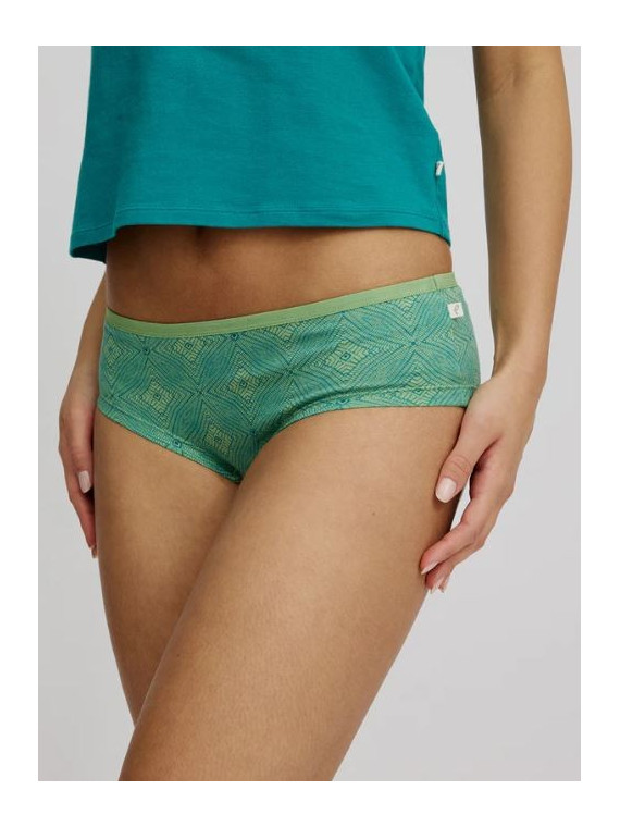 Slip Panty pour Femme en Coton Bio Imprimé Mosaïque - Tranquillo