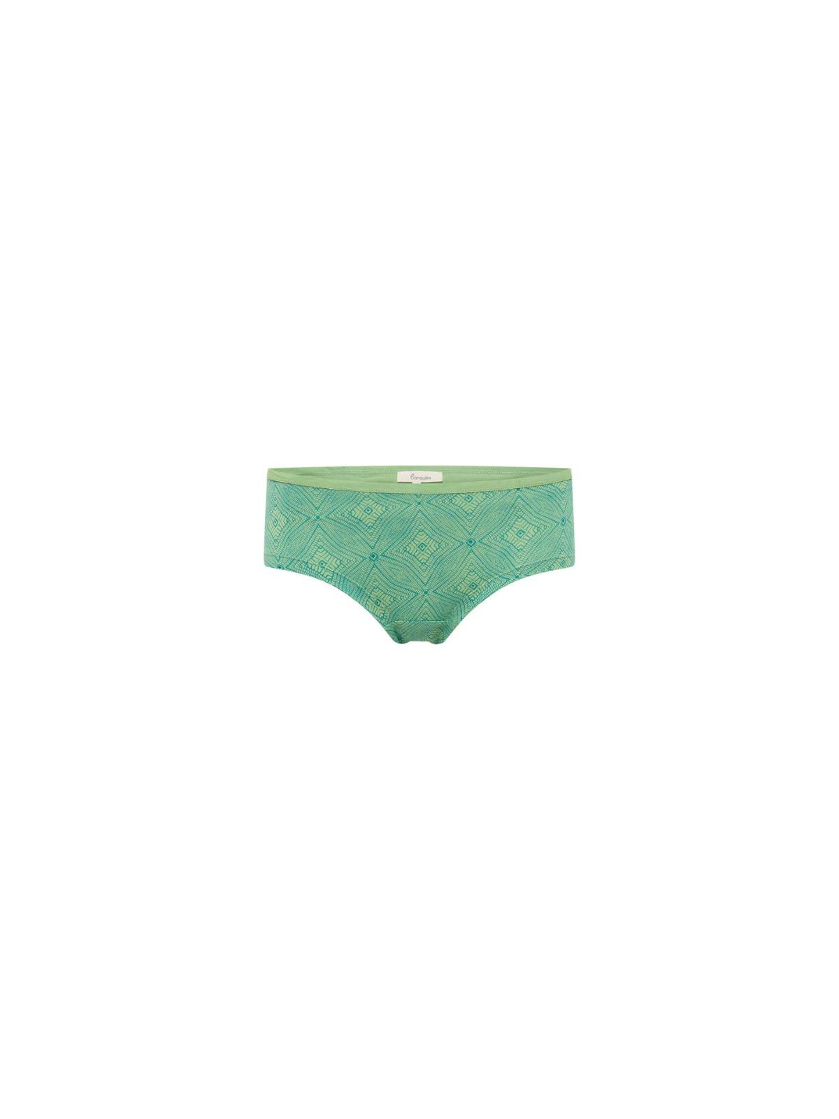 Slip Panty pour Femme en Coton Bio Imprimé Mosaïque - Tranquillo