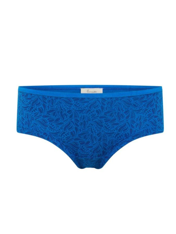 panty femme imprimé bleu