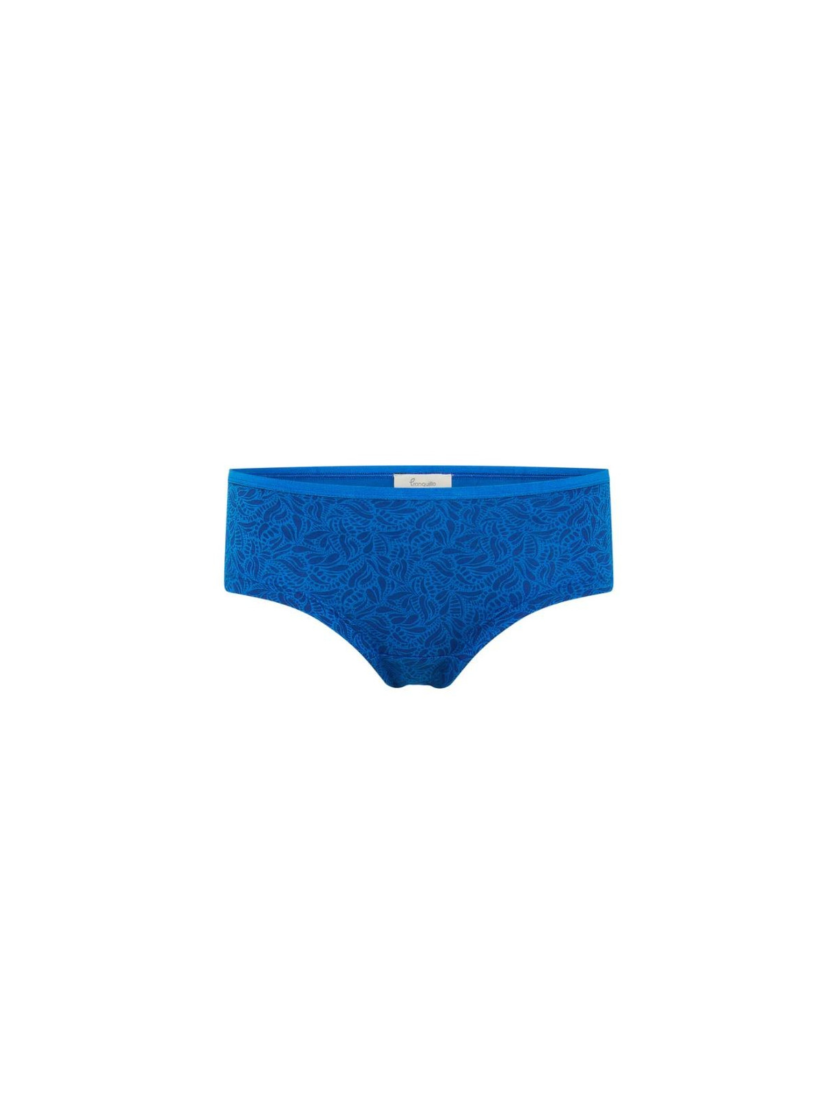 panty femme imprimé bleu