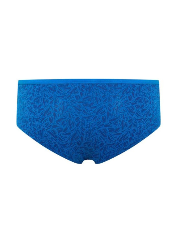 panty femme imprimé bleu