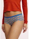 panty imprimé mosaique bleu