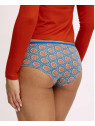 panty imprimé mosaique bleu