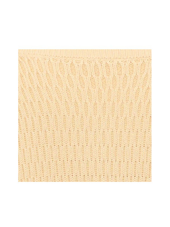 PUll pour Femme Col Bateau en 100% Coton Bio Vanille- Tranquillo