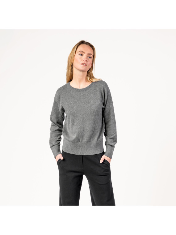 pull ample femme noir