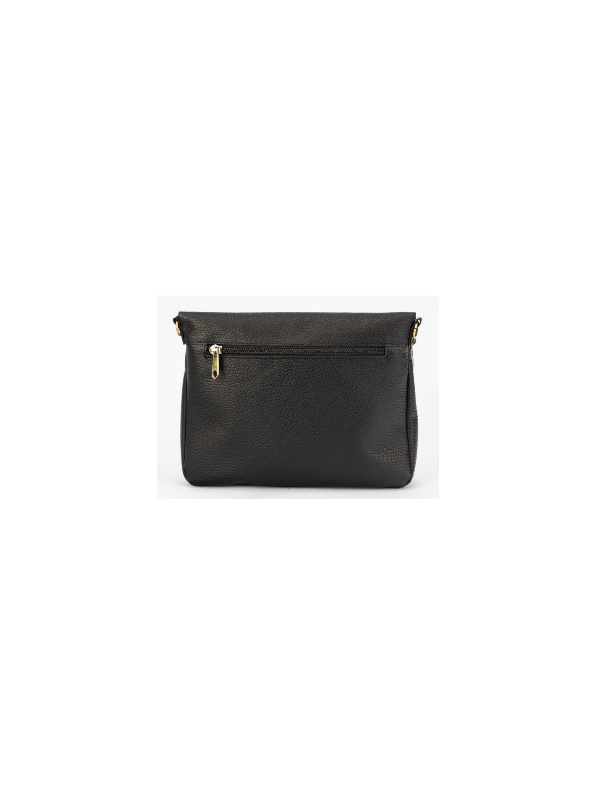 sac rectangulaire en cuir noir