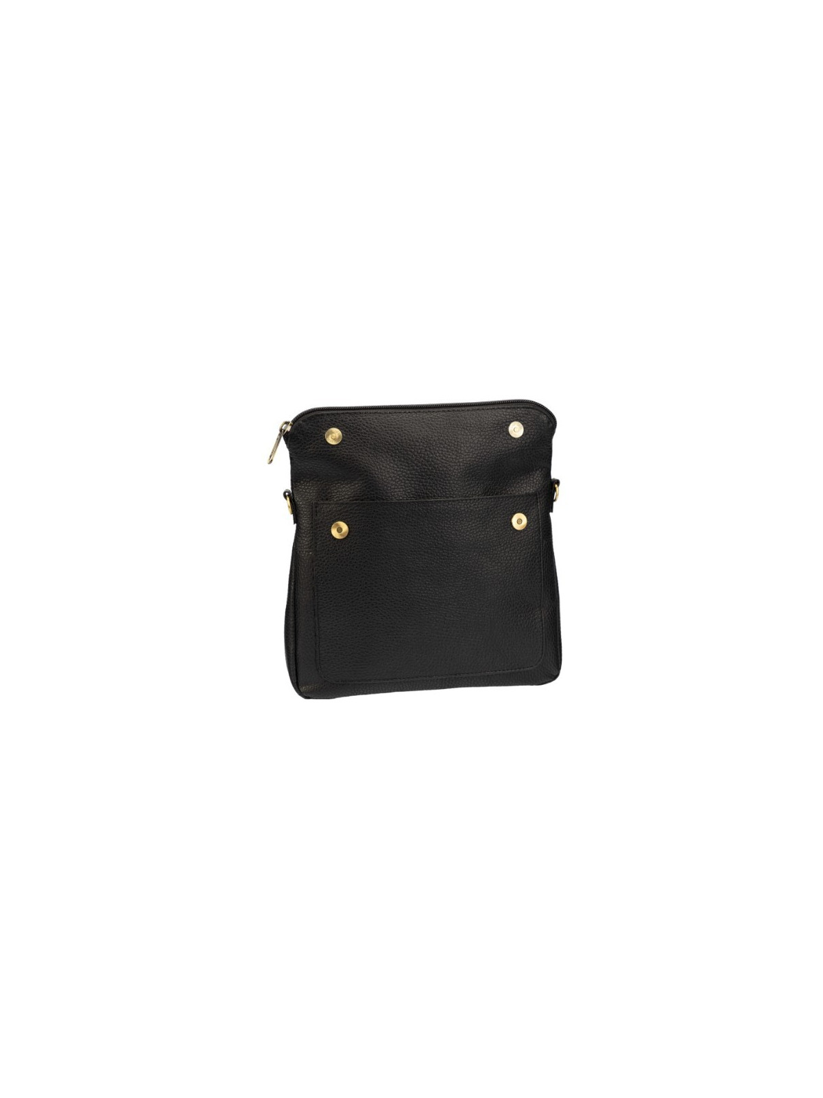 sac rectangulaire en cuir noir