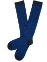Chaussettes Hautes en coton bio bleu encre