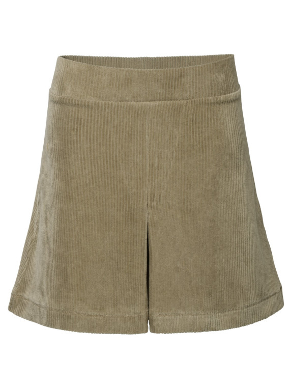 jupe courte en velours grosses côtes couleur camel