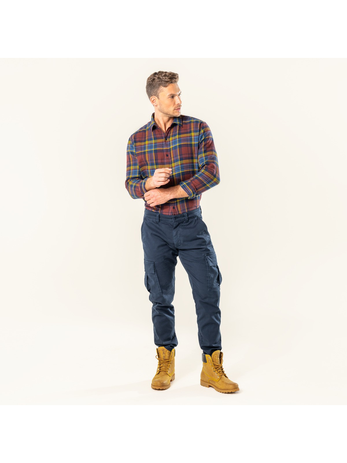 Pantalon Cargo pour Homme en 100% Coton Bio- Livingcrafts