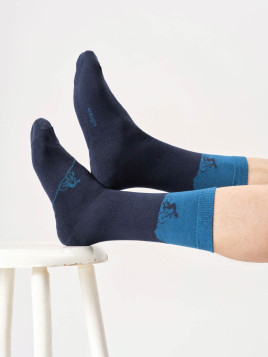 Chaussettes Thought en Bambou et Coton Bio Motifs Vélos