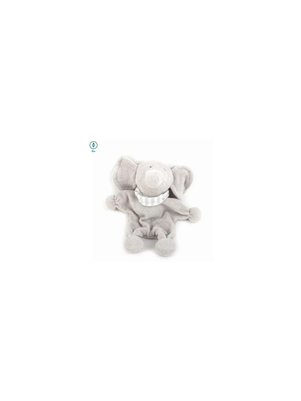 Doudou Elephant tout Doux en 100% Coton BIO - El Puente