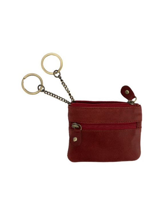 Porte-monnaie Turqoise en Cuir Nappa, Commerce Equitable - El Puente