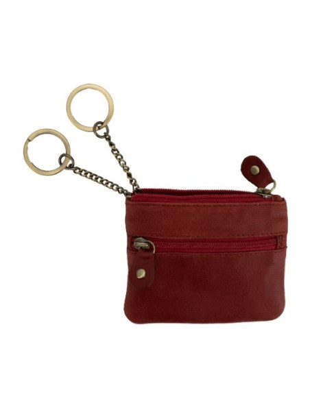 Porte-monnaie Turqoise en Cuir Nappa, Commerce Equitable - El Puente