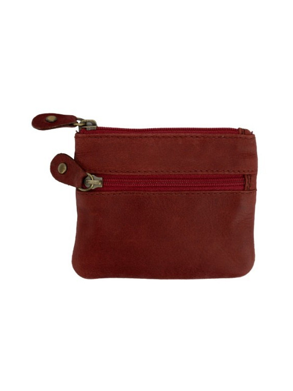 Porte-monnaie Turqoise en Cuir Nappa, Commerce Equitable - El Puente