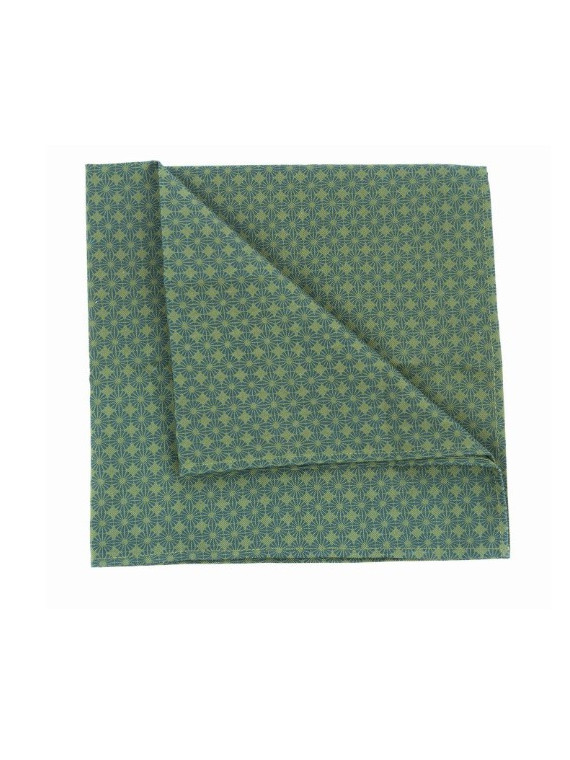 Mouchoir en Coton Vert Bleu, Commerce Equitable - El Puente