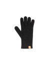 Gants femme laine mérinos et cachemire noirs