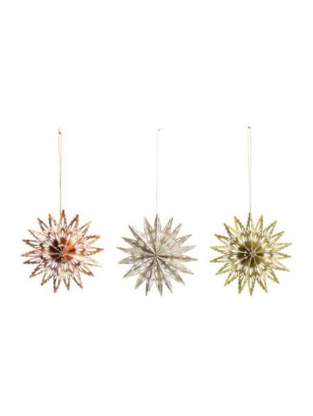 Suspension en Papier en Forme de Flocon de Neige - Tranquillo