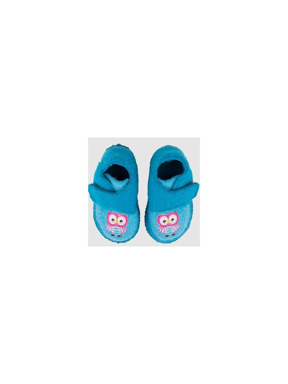 Chaussons Bébé en Pure Laine Motifs Chouette - Nanga
