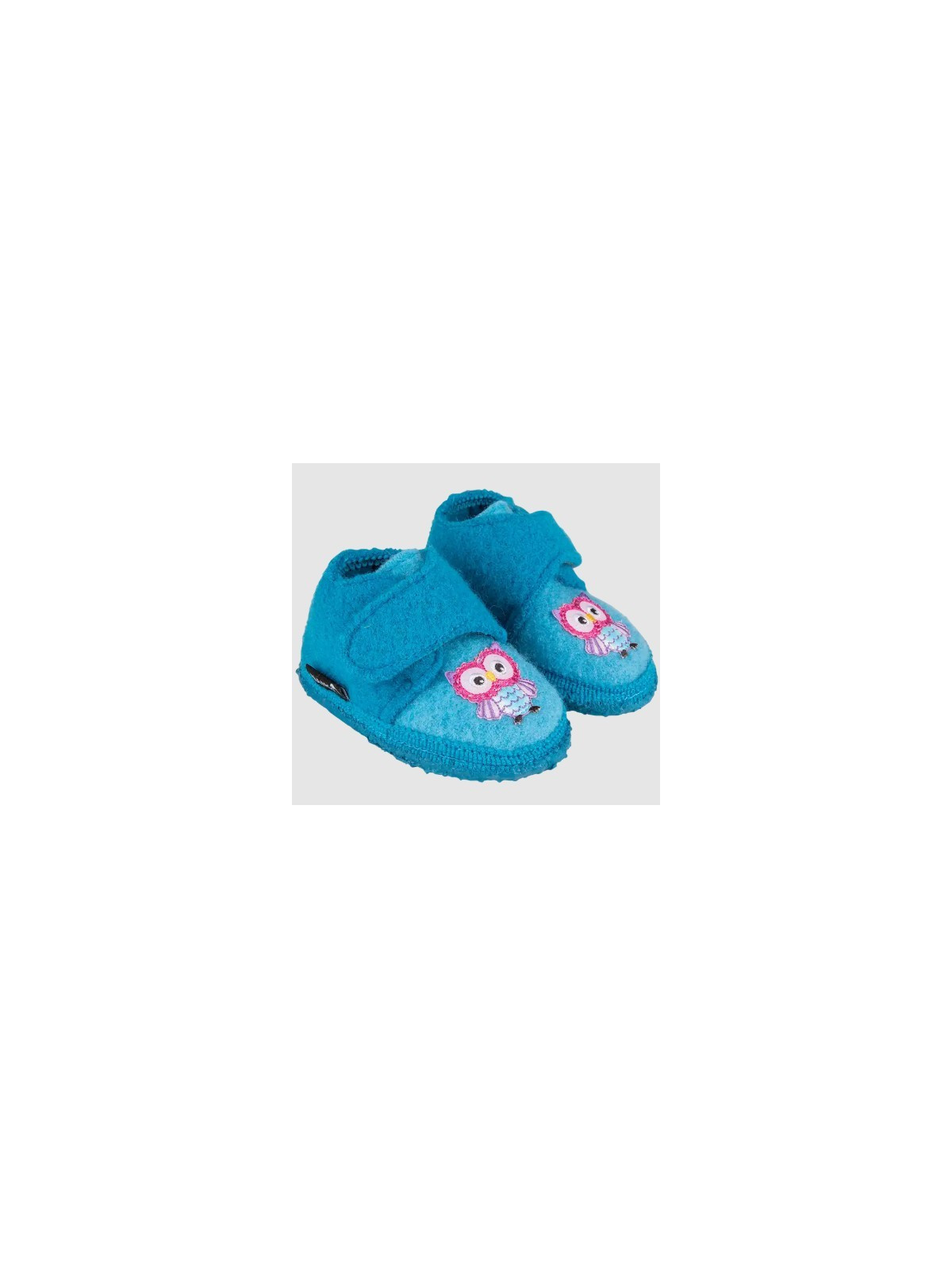 Chaussons Bébé en Pure Laine Motifs Chouette - Nanga