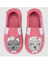 Chaussons Enfants en Pure Laine Décor Chat- Nanga