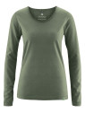 Tee-Shirt Manches Longues pour Femme Chanvre et Coton Bio Hempage