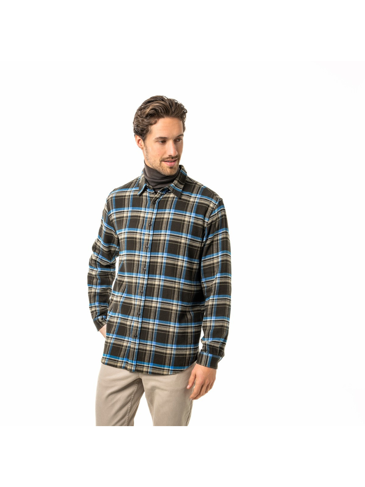 Chemise pour Homme en Flanelle 100% Coton Bio - Livingcrafts