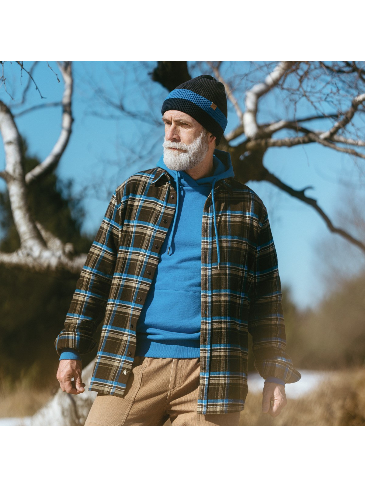 Chemise pour Homme en Flanelle 100% Coton Bio - Livingcrafts