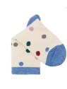 Chaussettes pour Enfants en Coton Bio Motifs Poix - Albéro Natur