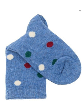 Chaussettes pour Enfants en Coton Bio Motifs Poix - Albéro Natur
