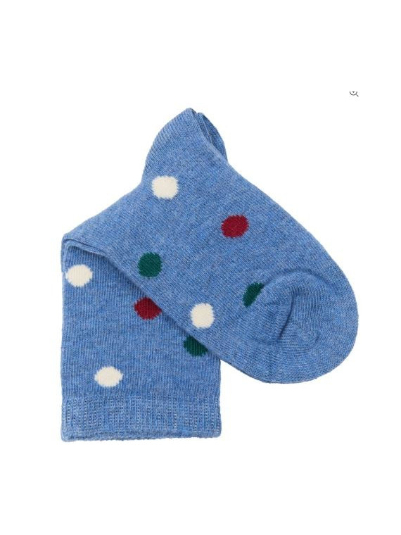 Chaussettes pour Enfants en Coton Bio Motifs Poix - Albéro Natur