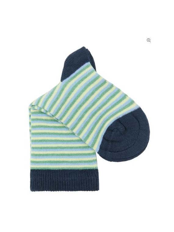 Chaussettes pour Enfants en Coton Bio Motifs Rayures - Albéro Natur
