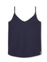 débardeur femme coupe ample bleu marine