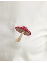 Tee-shirt pour Femme en Coton BIO Brodé Champignon - la gentle factory