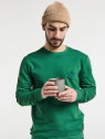 sweat homme vert billard broderie forêt