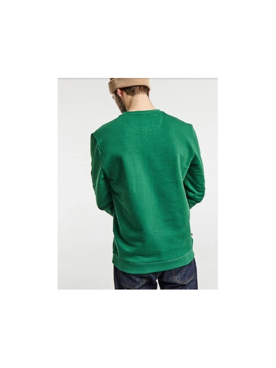 sweat homme vert billard broderie forêt