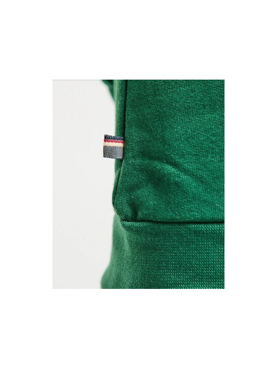 sweat homme vert billard broderie forêt