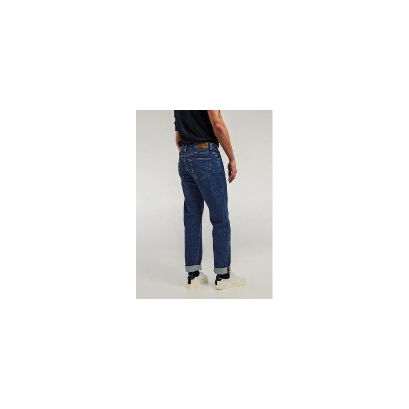 jeans homme coupe droite légèrement délavé