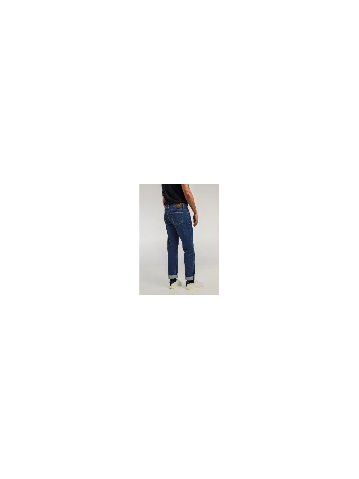 jeans homme coupe droite légèrement délavé