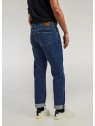 jeans homme coupe droite légèrement délavé