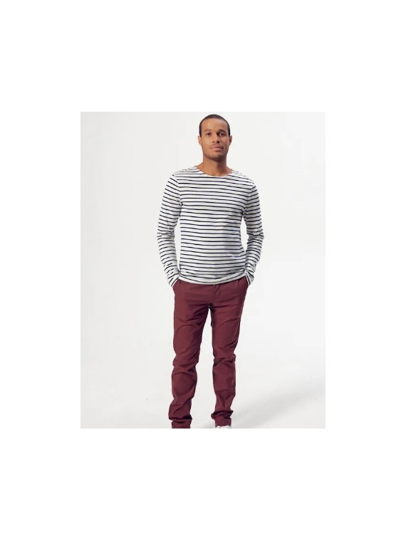 marinière manches longues homme col rond