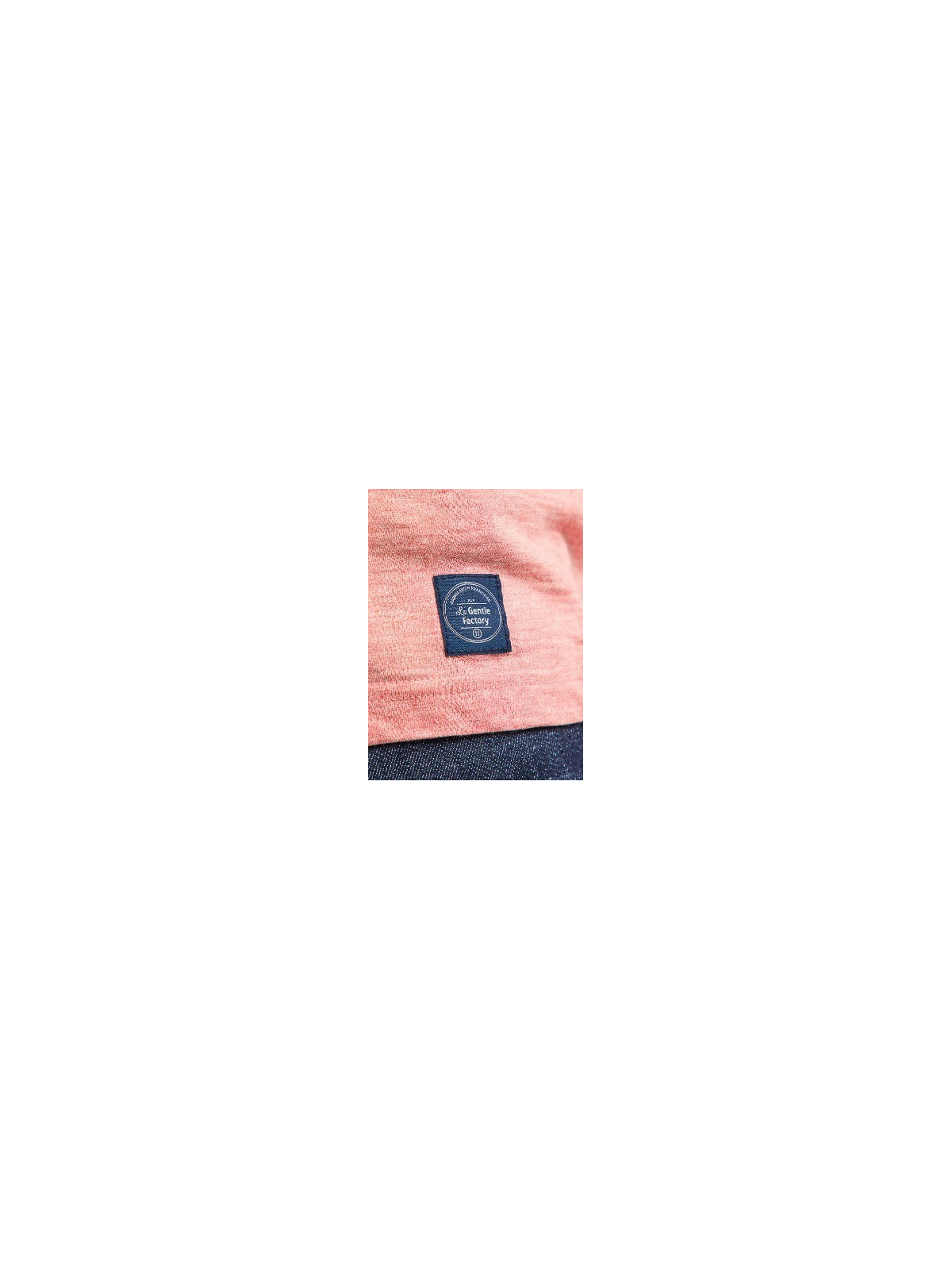 Tee-Shirt Manches Courtes pour Homme Orange Chiné - La Gentle Factory