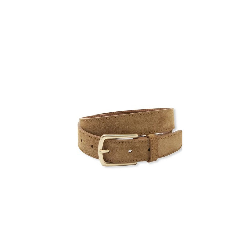 ceinture en croute de cuir brun