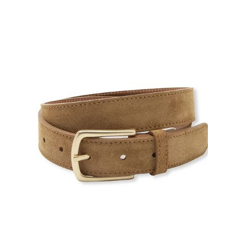 ceinture en croute de cuir brun
