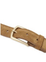 ceinture en croute de cuir brun
