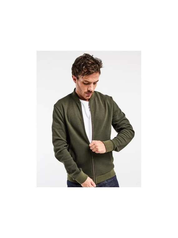 veste zippé pour homme kaki